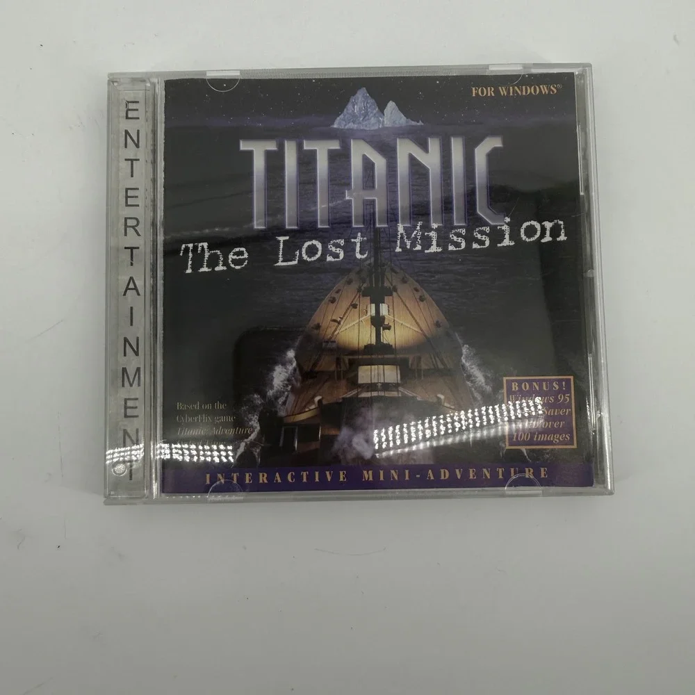 Titanic The Lost Mission PC Game Windows 95 3.1 CyberFlix‎ Interactive Adventure